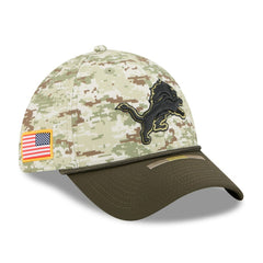 Detroit Lions New Era 2025 Salute to Service 39THIRTY Flex Hat - Camo sale