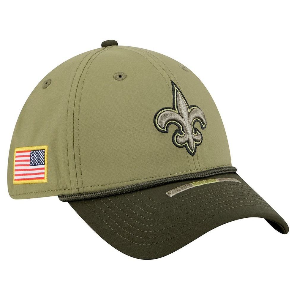 New Orleans Saints New Era 2025 Salute to Service 39THIRTY Flex Hat - Green sale