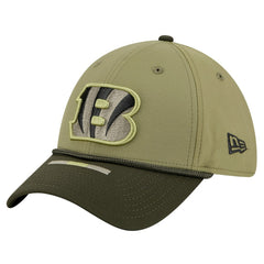 Cincinnati Bengals New Era 2025 Salute to Service 39THIRTY Flex Hat - Green for sale