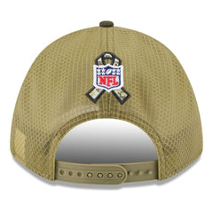 New York Giants New Era Youth 2025 Salute to Service 9FORTY A-Frame Adjustable Hat - Green/Dark Green discount