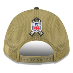 Detroit Lions New Era Youth 2025 Salute to Service 9FORTY A-Frame Adjustable Hat - Green/Dark Green online