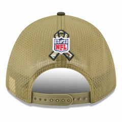 Houston Texans New Era Youth 2025 Salute to Service 9FORTY A-Frame Adjustable Hat - Green/Dark Green online