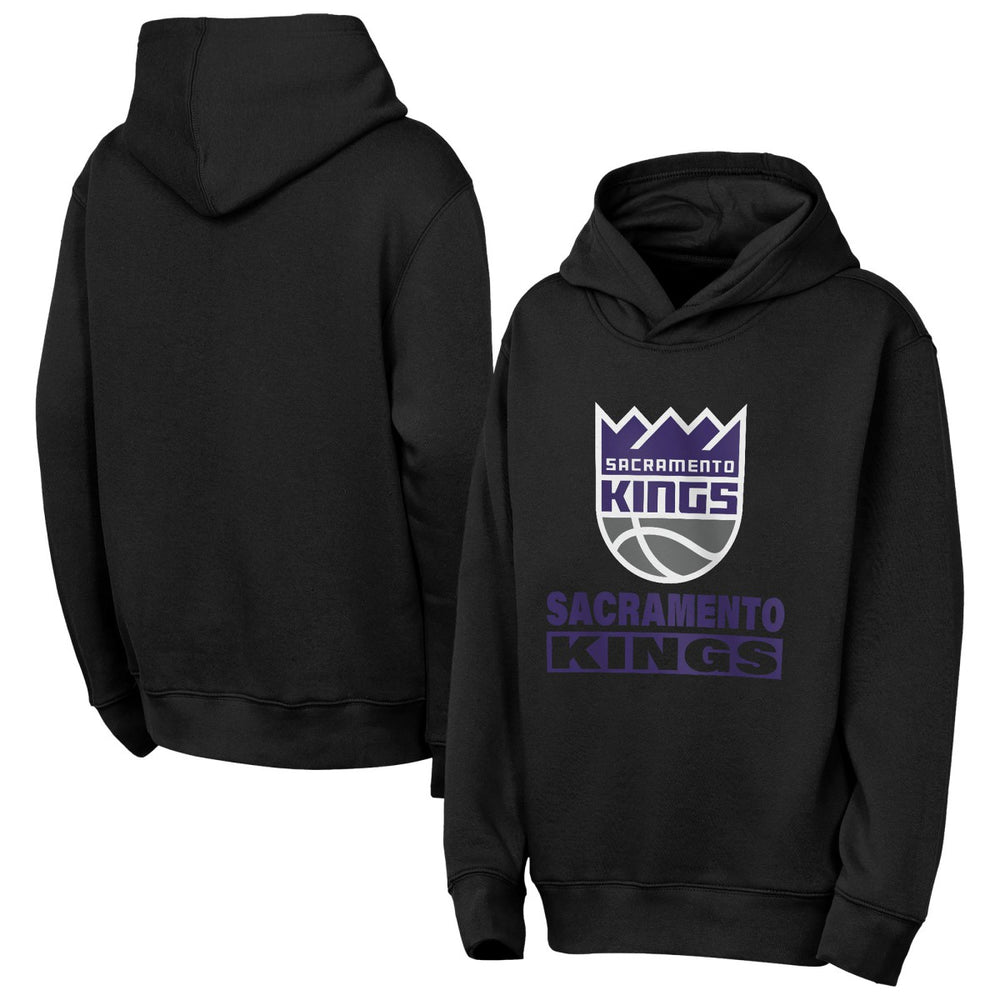 Sacramento Kings Outerstuff Youth Back To The Basics Hoodie - Black outlet