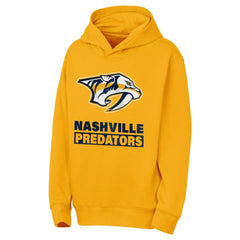 Nashville Predators Outerstuff Youth Back to Basics Hoodie Gold