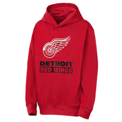 Detroit Red Wings Outerstuff Youth Back to Basics Hoodie Red