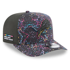 Detroit Lions New Era 2025 NFL Crucial Catch A-Frame 9FIFTY Snapback Hat - Black online