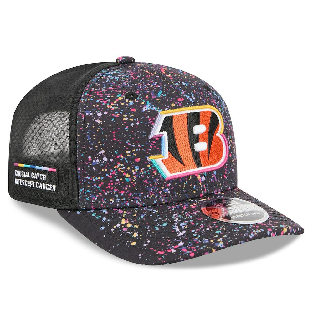 Cincinnati Bengals New Era 2025 NFL Crucial Catch 9SEVENTY Adjustable Hat - Black for sale