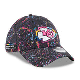 Kansas City Chiefs New Era 2025 NFL Crucial Catch 39THIRTY Flex Hat - Black on sale