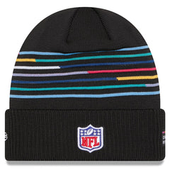 Cleveland Browns New Era 2025 NFL Crucial Catch Cuffed Knit Hat - Black discount