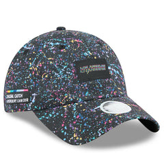 Los Angeles Chargers New Era Women's 2025 NFL Crucial Catch Pony Tail Adjustable Hat - Black sale