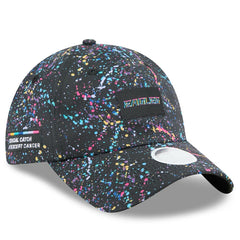 Philadelphia Eagles New Era Women's 2025 NFL Crucial Catch Pony Tail Adjustable Hat - Black for sale