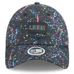 Detroit Lions New Era Women's 2025 NFL Crucial Catch Pony Tail Adjustable Hat - Black online