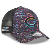 Chicago Bears New Era Youth 2025 NFL Crucial Catch 9FORTY Adjustable Hat - Black outlet