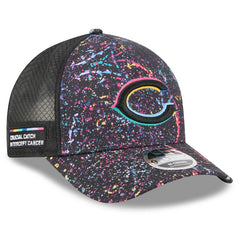 Chicago Bears New Era Youth 2025 NFL Crucial Catch 9FORTY Adjustable Hat - Black outlet