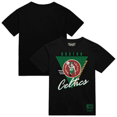 Boston Celtics Worldwide Collection Tri-Logo T-Shirt - Black | Mitchell & Ness on sale