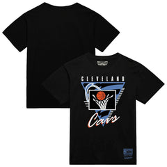 Cleveland Cavaliers Worldwide Collection Tri-Logo T-Shirt sale - Black | Mitchell & Ness for sale
