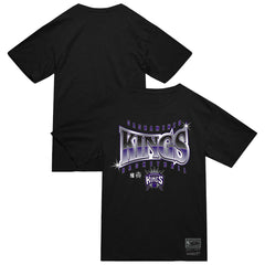Sacramento Kings Worldwide Collection Glow Up T-Shirt - Black | Mitchell & Ness discount