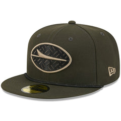 New York Jets New Era 2025 Rivalries Collection Sideline Rope 59FIFTY Fitted Hat - Gotham Green online