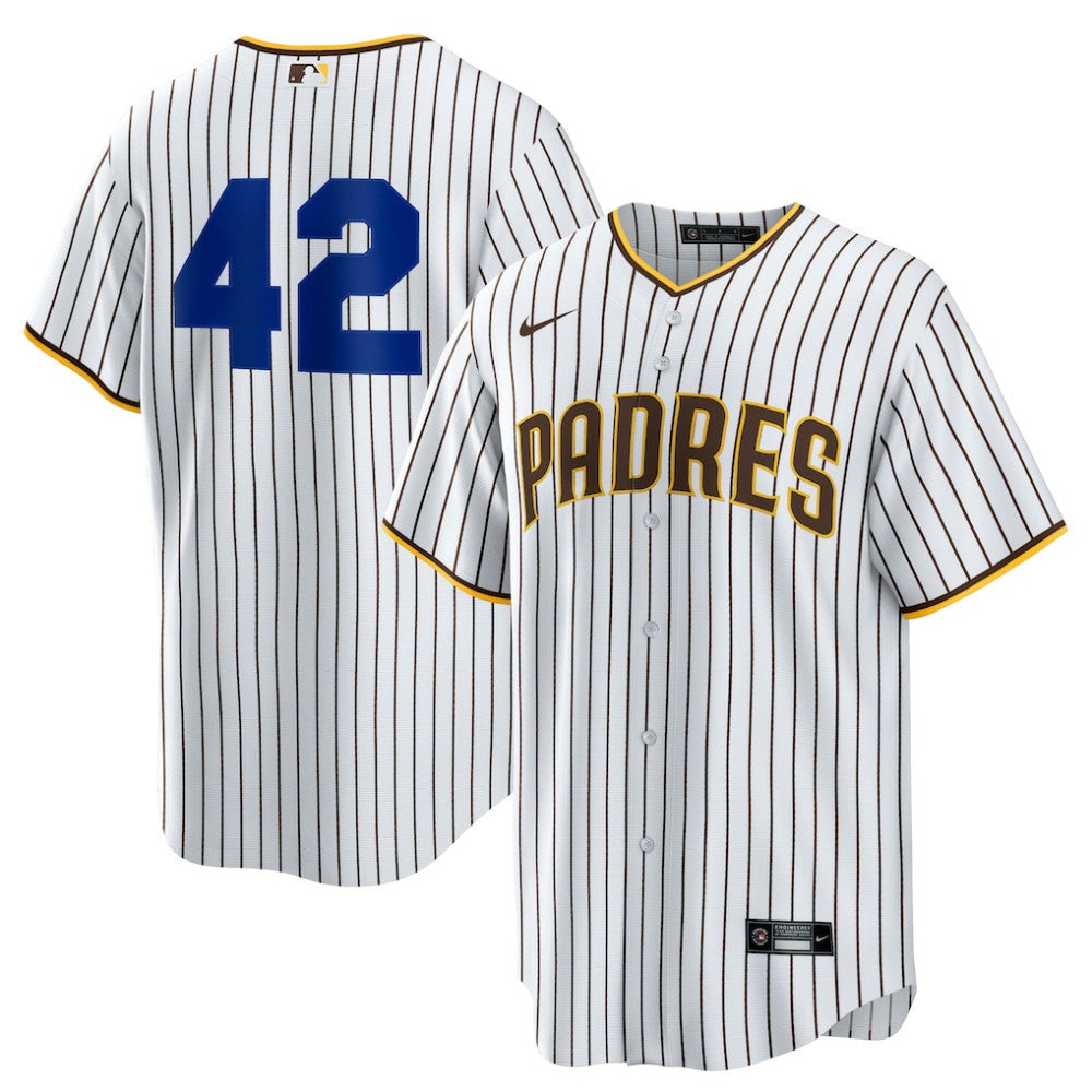 San Diego Padres Home 2025 Jackie Robinson Day Replica Jersey - White | Nike