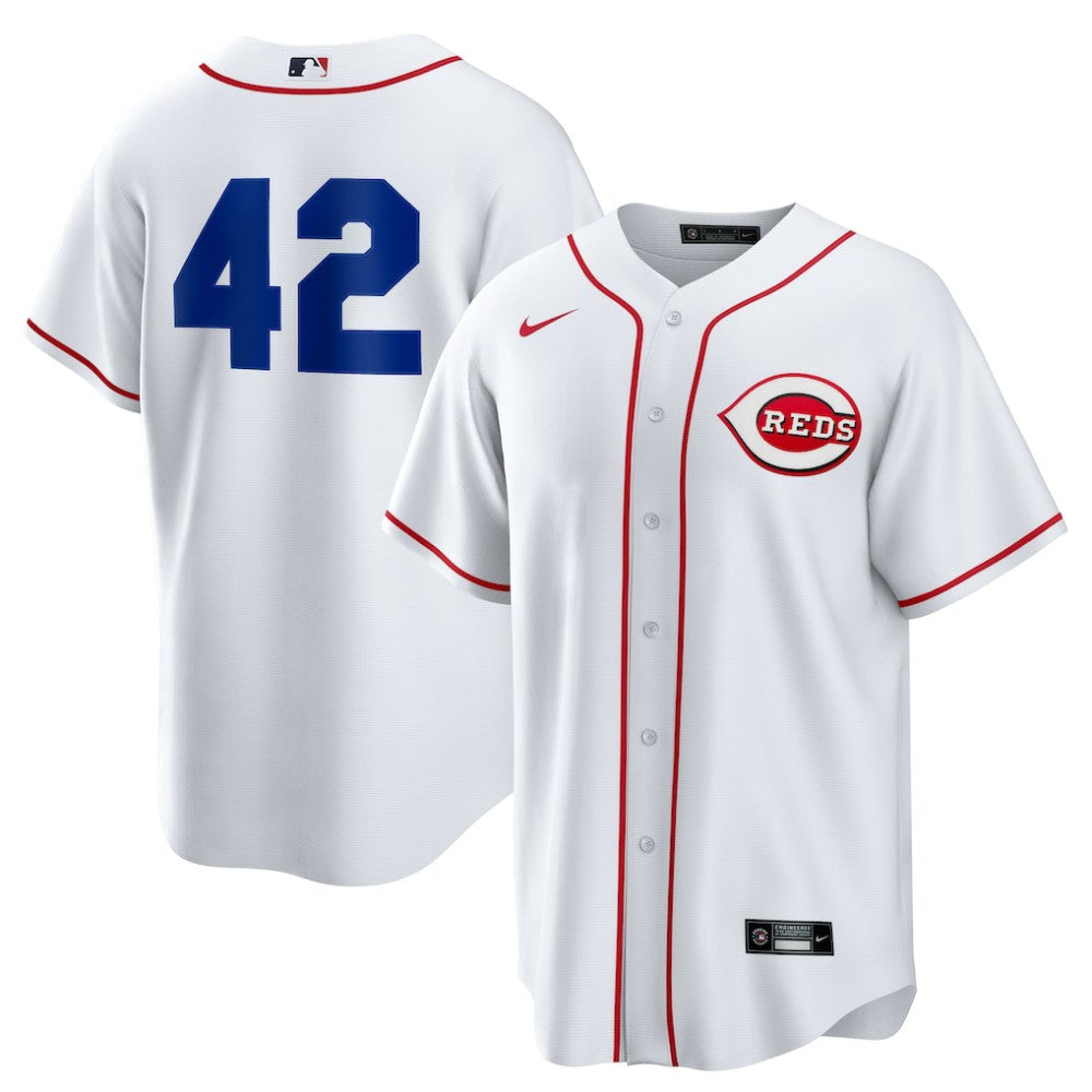 Cincinnati Reds Home 2025 Jackie Robinson Day Replica Jersey - White | Nike