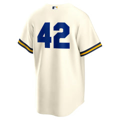 Milwaukee Brewers Home 2025 Jackie Robinson Day Replica Jersey - Cream | Nike
