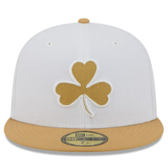 Boston Celtics 2025/26 City Edition 59FIFTY Fitted Hat - White/Gold | New Era sale