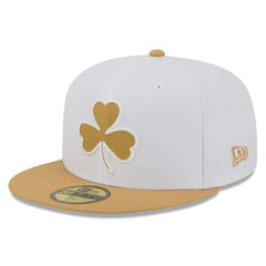 Boston Celtics 2025/26 City Edition 59FIFTY Fitted Hat - White/Gold | New Era sale