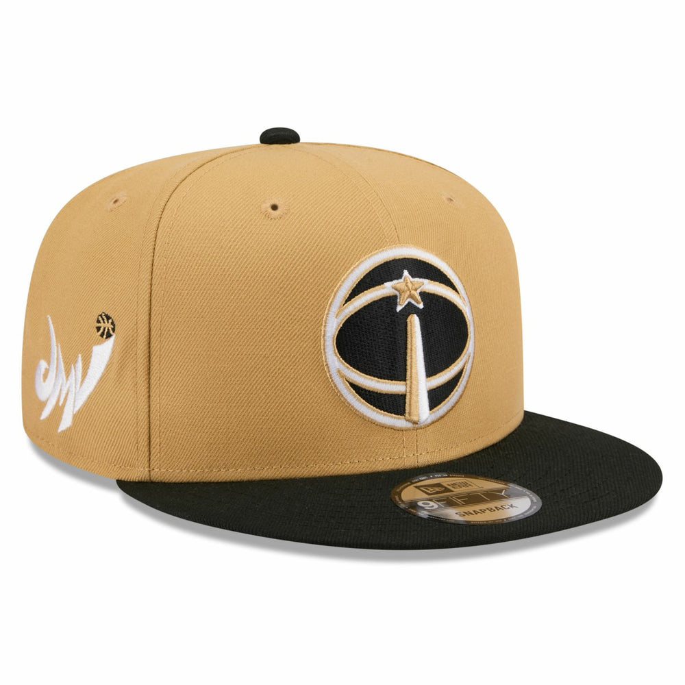 Washington Wizards 2025/26 City Edition 9FIFTY Snapback Hat - Gold/Black | New Era shop