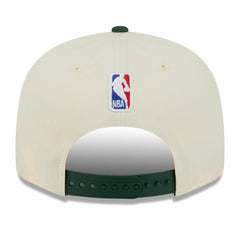 Milwaukee Bucks 2025/26 City Edition 9FIFTY Snapback Hat - Tan/Hunter Green | New Era sale