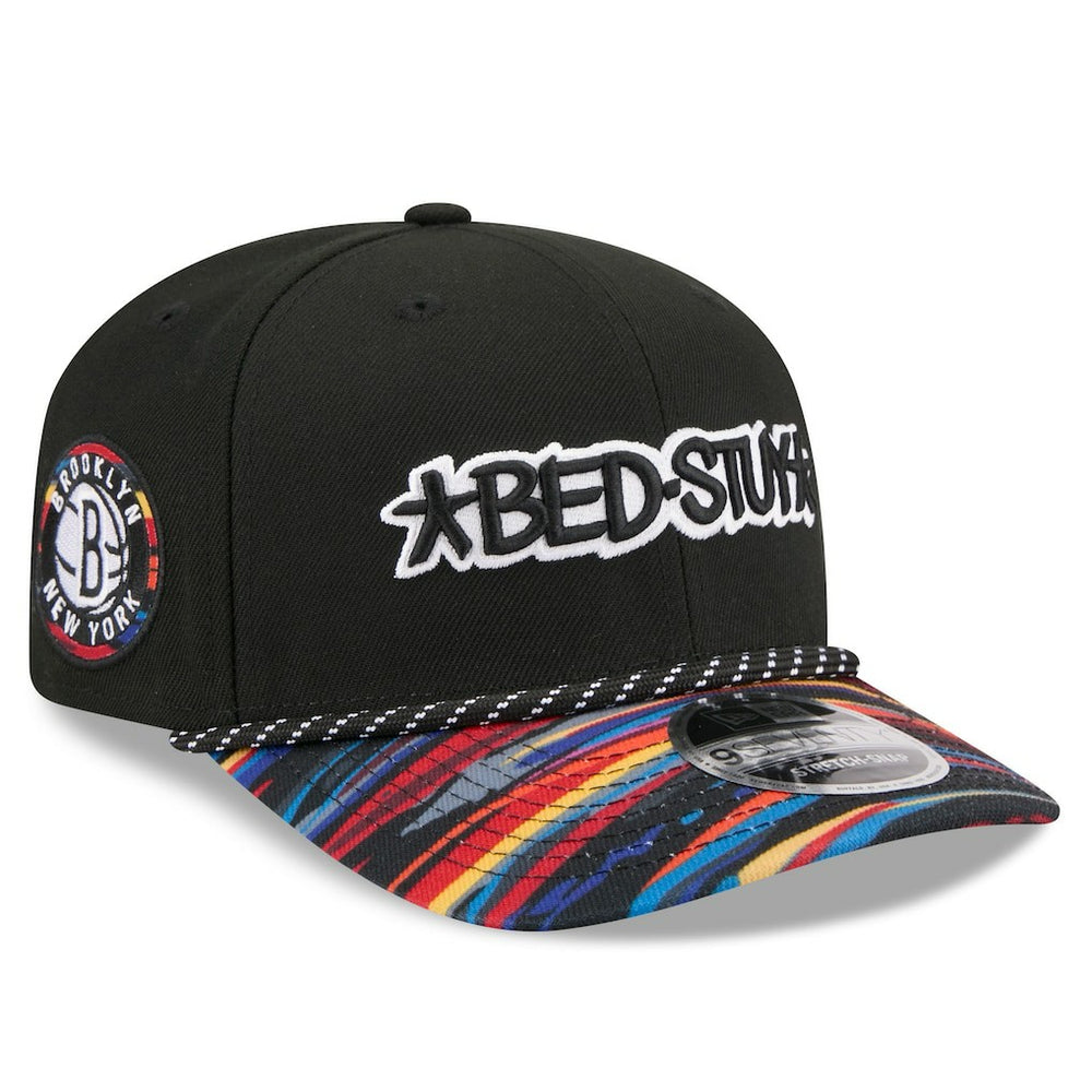 Brooklyn Nets 2025/26 City Edition 9SEVENTY Adjustable Hat - Black | New Era cheap