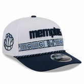 Memphis Grizzlies 2025/26 City Edition 9SEVENTY Adjustable Hat - White/Navy | New Era on sale