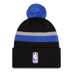 Dallas Mavericks 2025/26 City Edition Cuffed Knit Hat with Pom sale - Black/Blue | New Era online