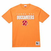 Tampa Bay Buccaneers Throw It Back Premium Vintage Logo T-Shirt - Orange on sale