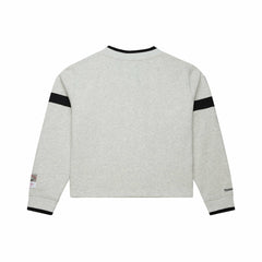 Tampa Bay Buccaneers Women's Cropped V-Neck Sweatshirt - Gray on sale
