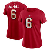 Baker Mayfield Tampa Bay Buccaneers Women's Player Name & Number T-Shirt - Red | Nike online