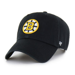 Boston Bruins '47 Core Logo Clean Up Adjustable Hat Black