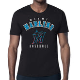 Miami Marlins Starter Team Logo T-Shirt - Black