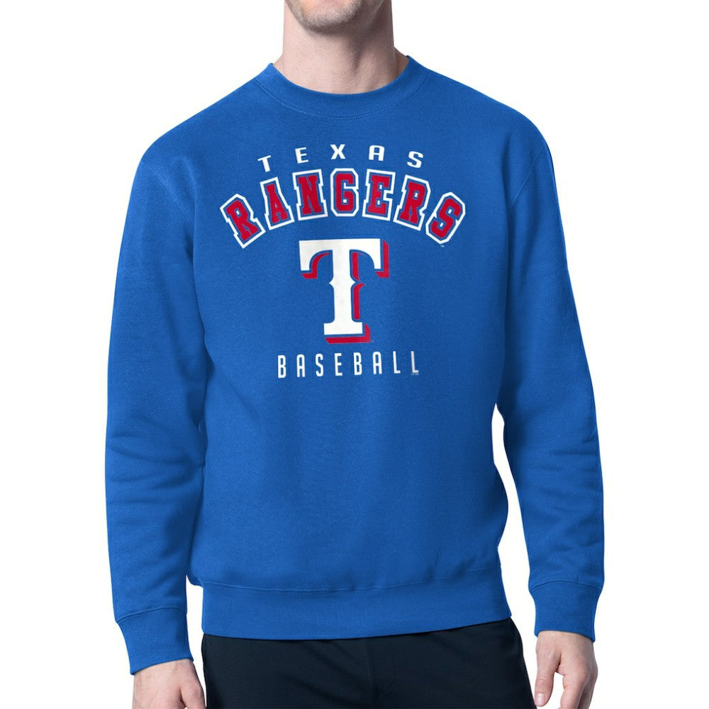 Texas Rangers Starter Team Logo Fleece Pullover Sweatshirt - Royal