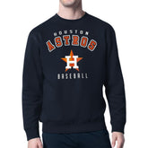 Houston Astros Starter Team Logo Fleece Pullover Sweatshirt - Navy
