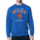 New York Mets Starter Team Logo Fleece Pullover Sweatshirt - Royal