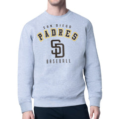 San Diego Padres Starter Team Logo Fleece Pullover Sweatshirt - Gray