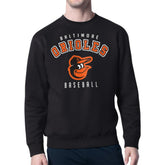 Baltimore Orioles Starter Team Logo Fleece Pullover Sweatshirt - Black