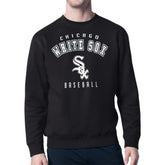 Chicago White Sox Starter Team Logo Fleece Pullover Sweatshirt - Black