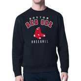 Boston Red Sox Starter Team Logo Fleece Pullover Sweatshirt - Navy