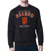 San Francisco Giants Starter Team Logo Fleece Pullover Sweatshirt - Black