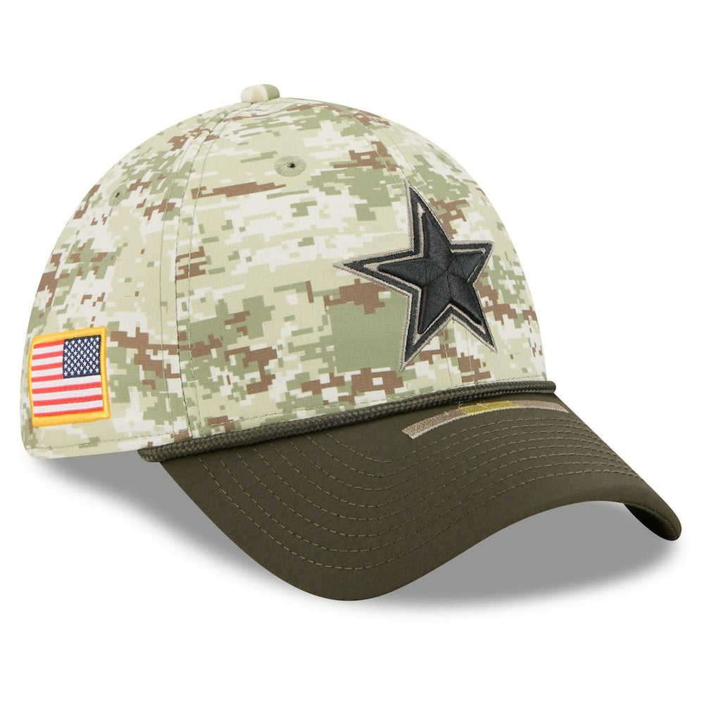 Dallas Cowboys New Era 2025 Salute to Service 39THIRTY Flex Hat - Camo discount