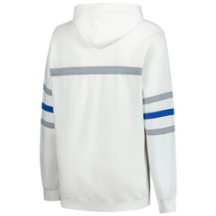 Detroit Lions Women's Plus Size Head Coach Throwback Pullover Hoodie - White outlet