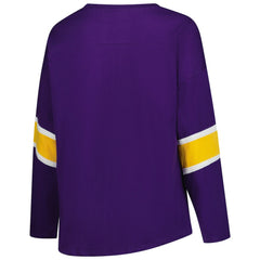 Minnesota Vikings Women's Plus Size Redzone 3/4-Sleeve Scoop Neck T-Shirt - Purple sale