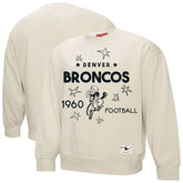Denver Broncos Women's Plus Size Shooting Star Sweatshirt - Cream outlet