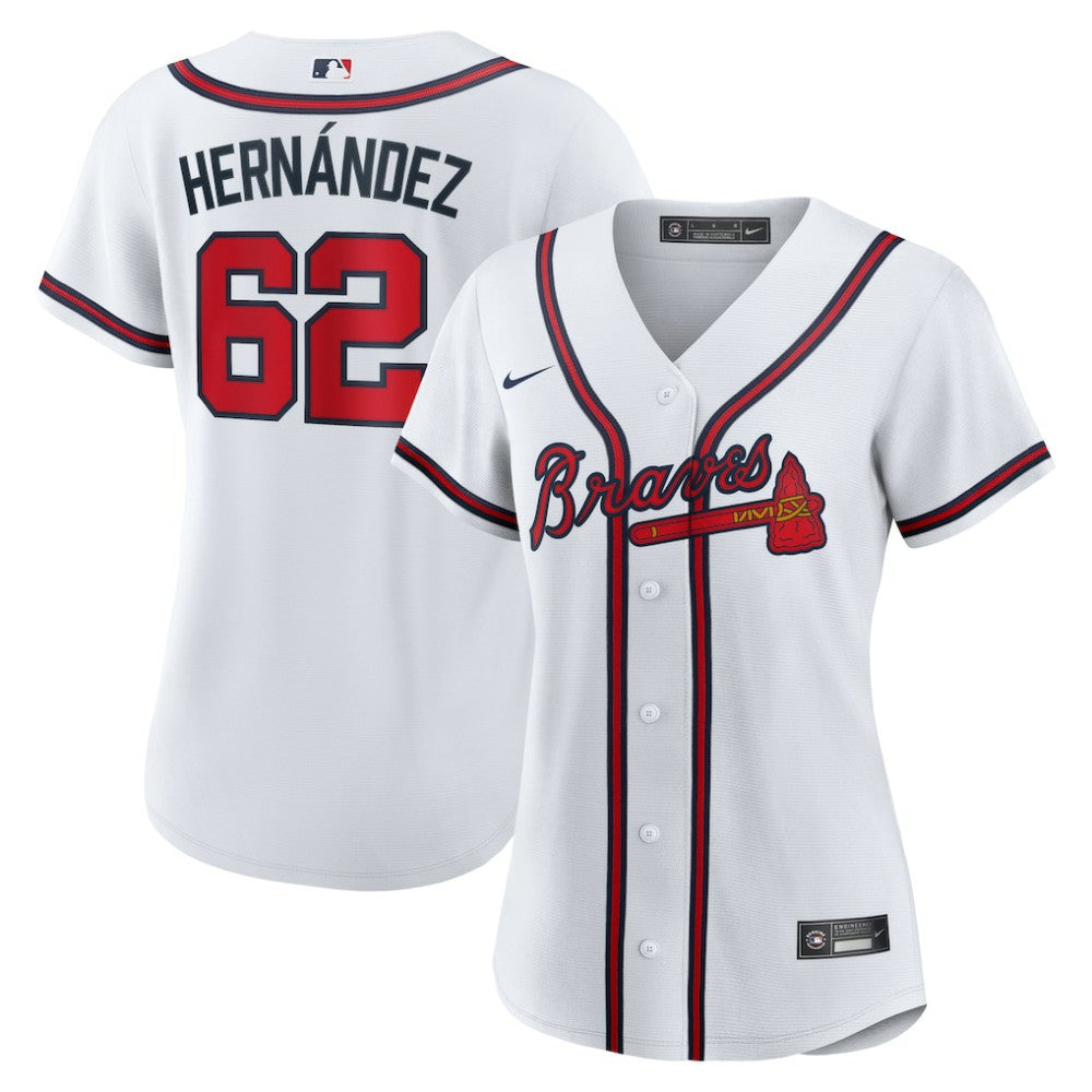 Daysbel Hernandez Atlanta Braves Women's Home Replica Jersey - White | Nike